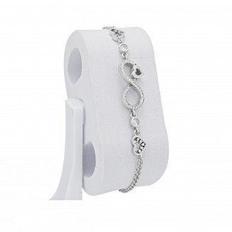 Infinite Love Bracelet -  Adjustable 18cm to 22cm