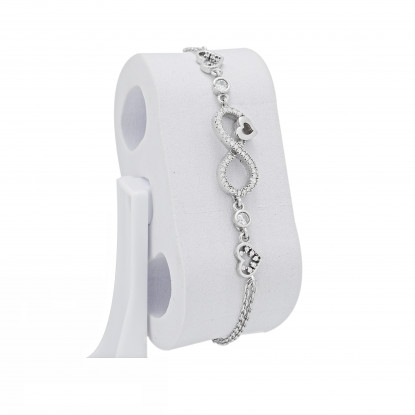 Infinite Love Bracelet -  Adjustable 18cm to 22cm