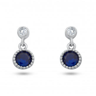 Glistening Blue Belle Sapphire Earrings