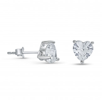 Heart's Desire Zircon Earrings