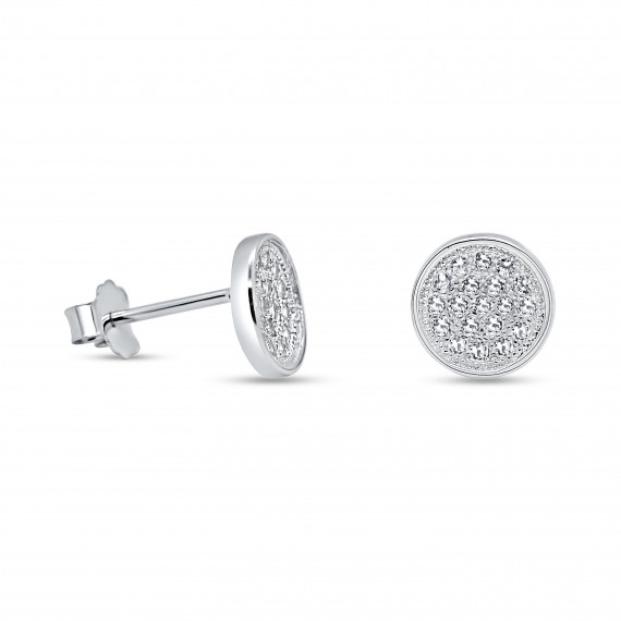 Sparkling Orb Stud Earrings