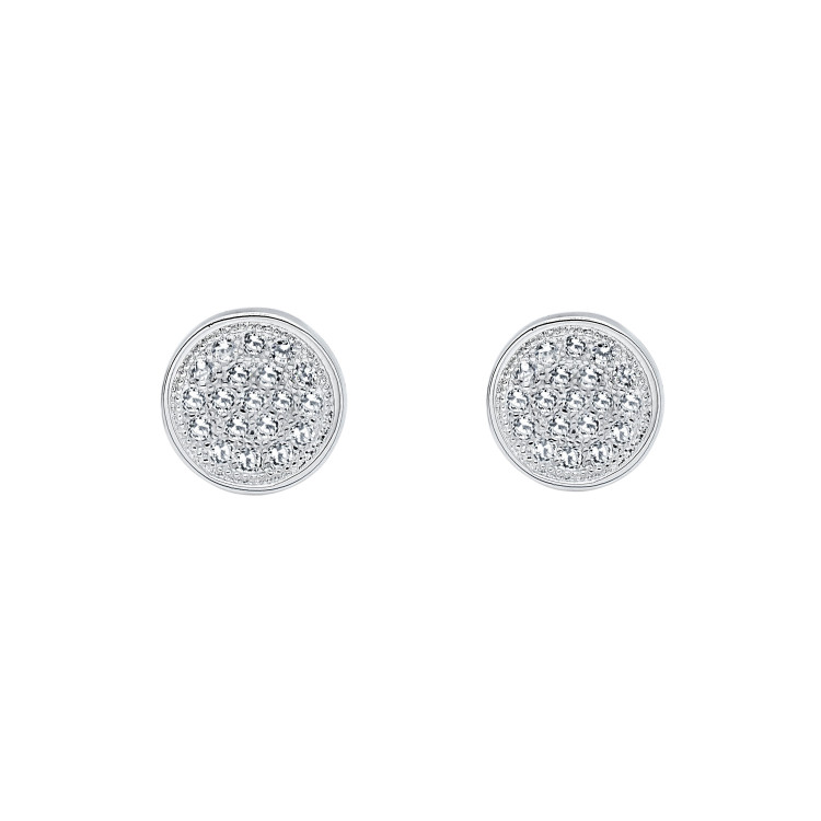 Sparkling Orb Stud Earrings