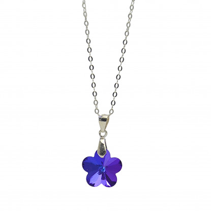 Blossom Crystal Flower Necklace