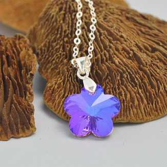 Blossom Crystal Flower Necklace