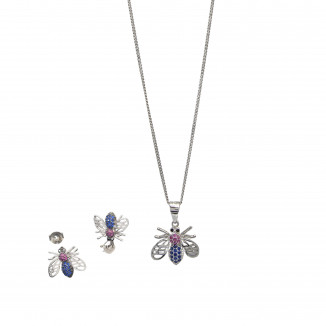QueenBee Necklace And Earring Set