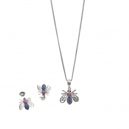 QueenBee Necklace And Earring Set