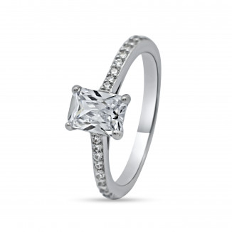 Eternal Solitaire with Pave Accents