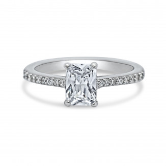 Eternal Solitaire with Pave Accents