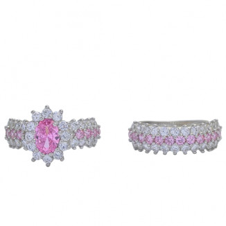 Sapphire Statement Double Ring