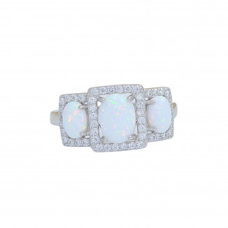 Opalescent Oath Opal Ring