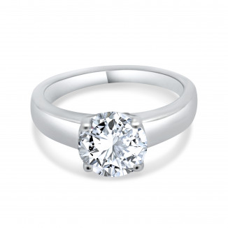 Regal Reflection Engagement Ring - For Him