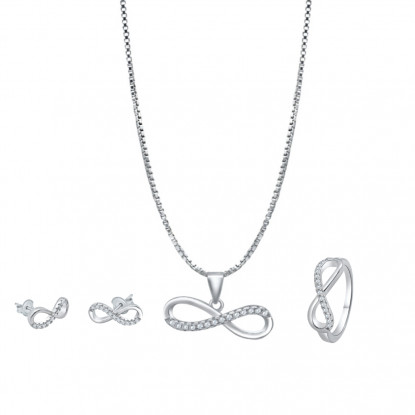 Infinity  -  Limited Edition Sterling Silver Jewellery Set